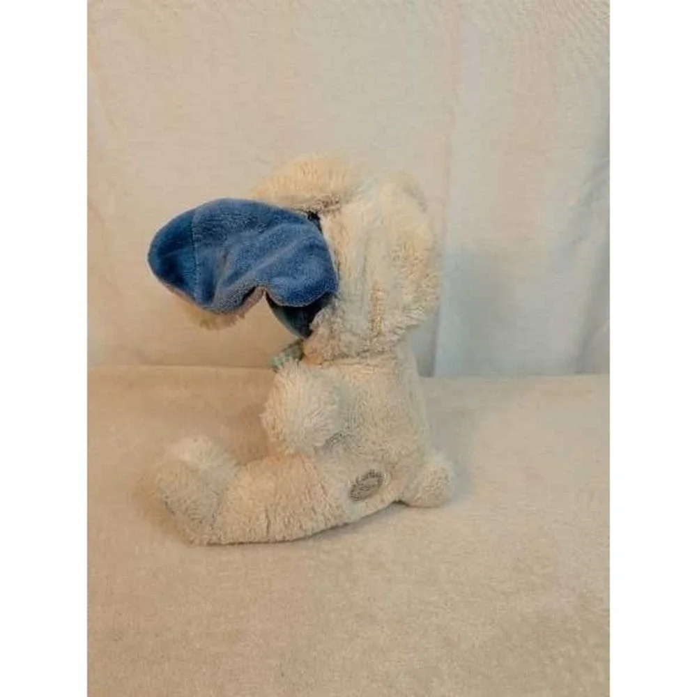 Disney Store Stitch Plush Bunny Costume Blue White Gingham Bow Vintage Toy